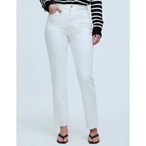 Madewell Women's Tall Curvy Perfect Vintage Jean Tile White 25 Tall